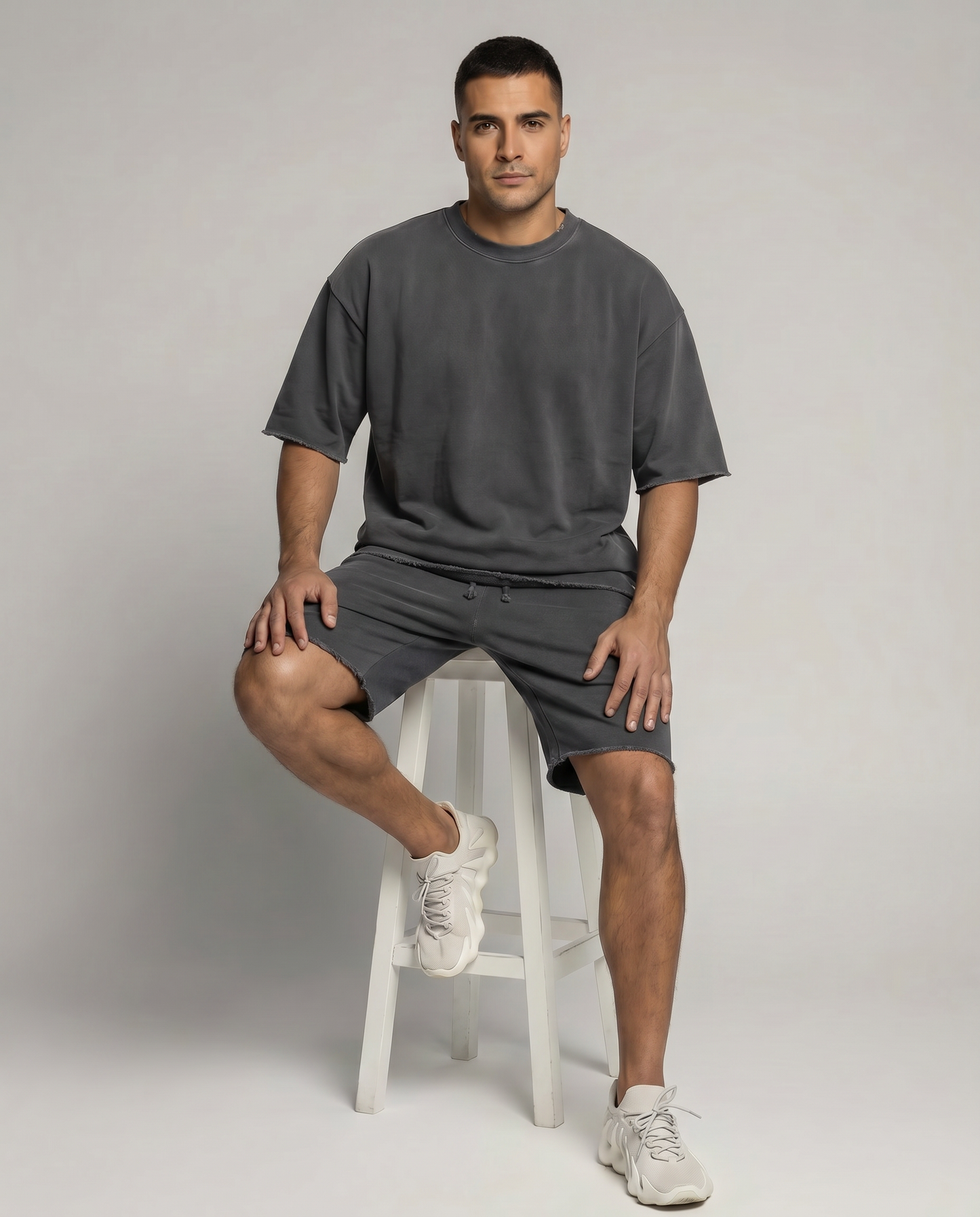 Monaco Oversized Tee & Shorts Set