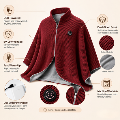 Toasty Elmosee Heated Shawl