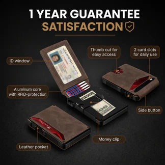 Elmosee MagVault® Minimalist Wallet - Maximum Capacity. Minimal Footprint.