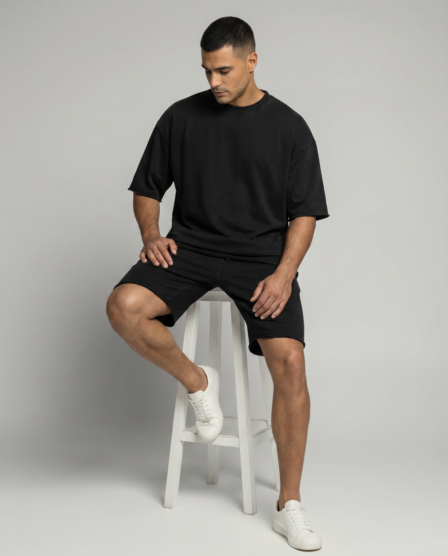 Monaco Oversized Tee & Shorts Set