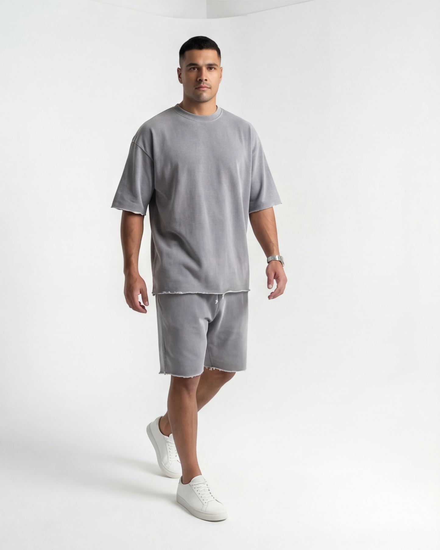 Monaco Oversized Tee & Shorts Set