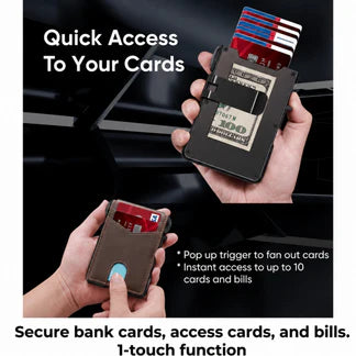 Elmosee MagVault® Minimalist Wallet - Maximum Capacity. Minimal Footprint.