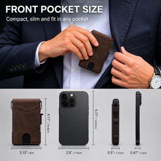 Elmosee MagVault® Minimalist Wallet - Maximum Capacity. Minimal Footprint.