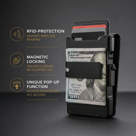Elmosee MagVault® Minimalist Wallet - Maximum Capacity. Minimal Footprint.