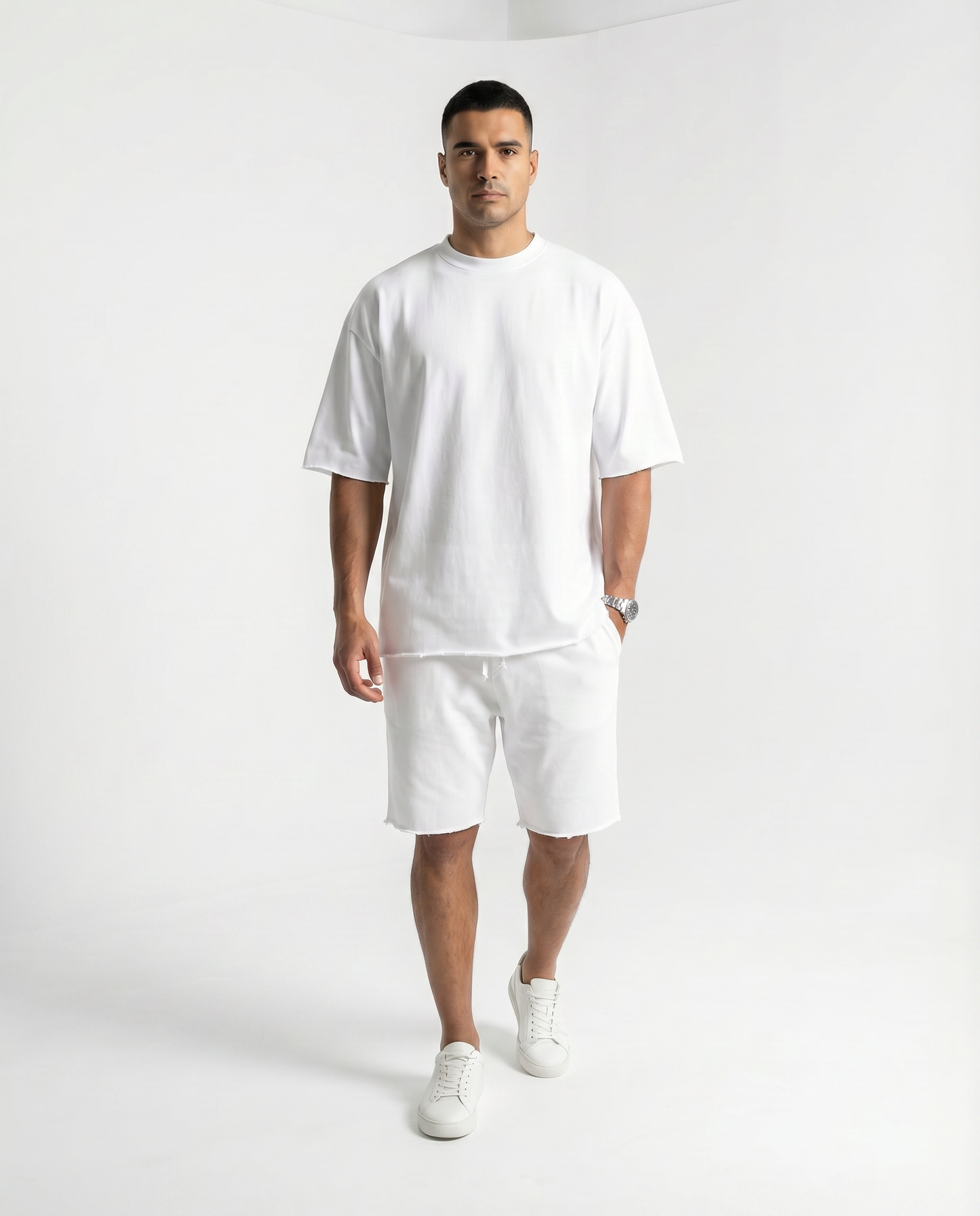 Monaco Oversized Tee & Shorts Set