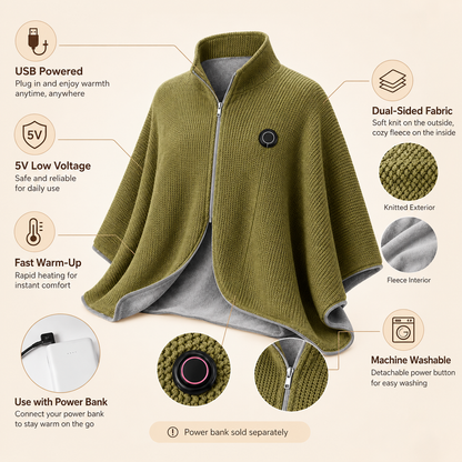 Toasty Elmosee Heated Shawl
