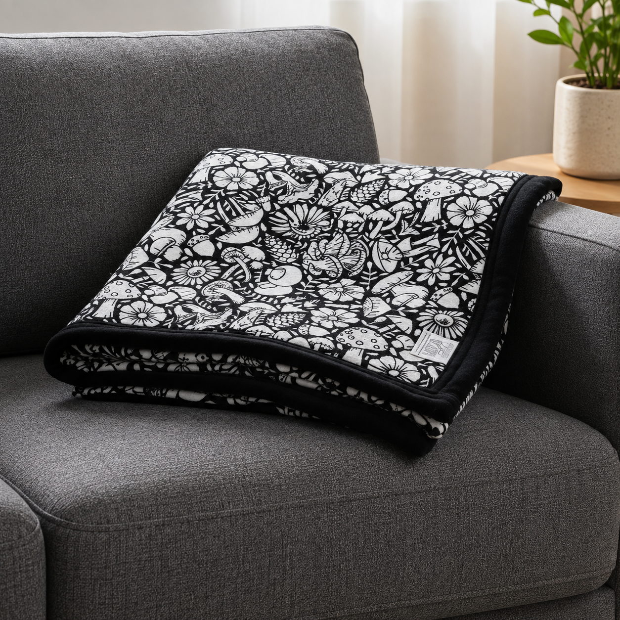 Fuzzy Velvet Coloring Blanket with 24 Markers