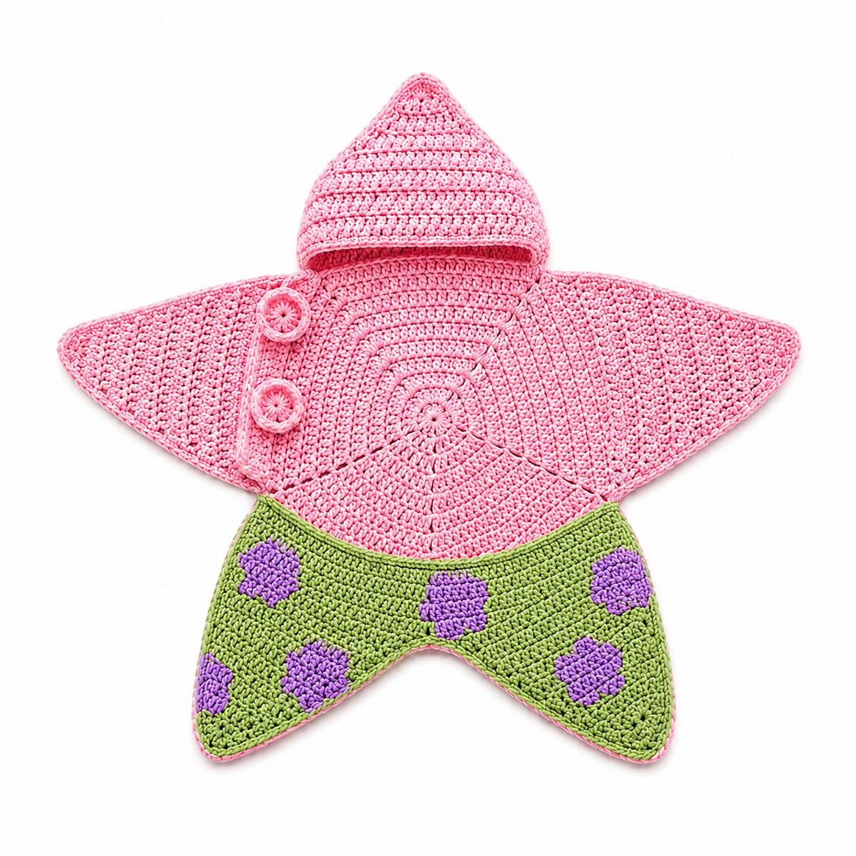 Baby Star Crochet Swaddle Blanket