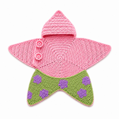Baby Star Crochet Swaddle Blanket