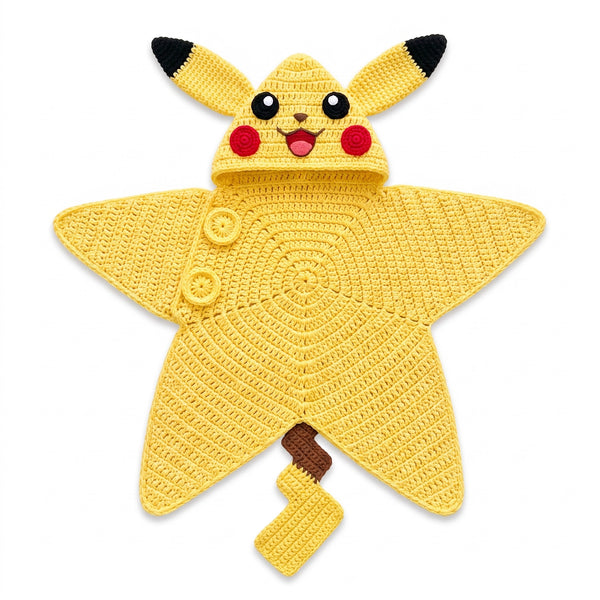 Baby Star Crochet Swaddle Blanket