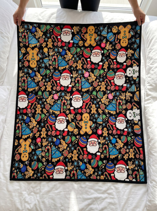 Fuzzy Velvet Coloring Blanket with 24 Markers