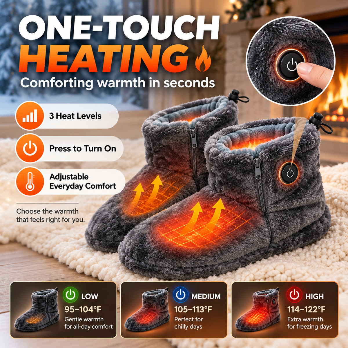 CozyStep Heated Boots