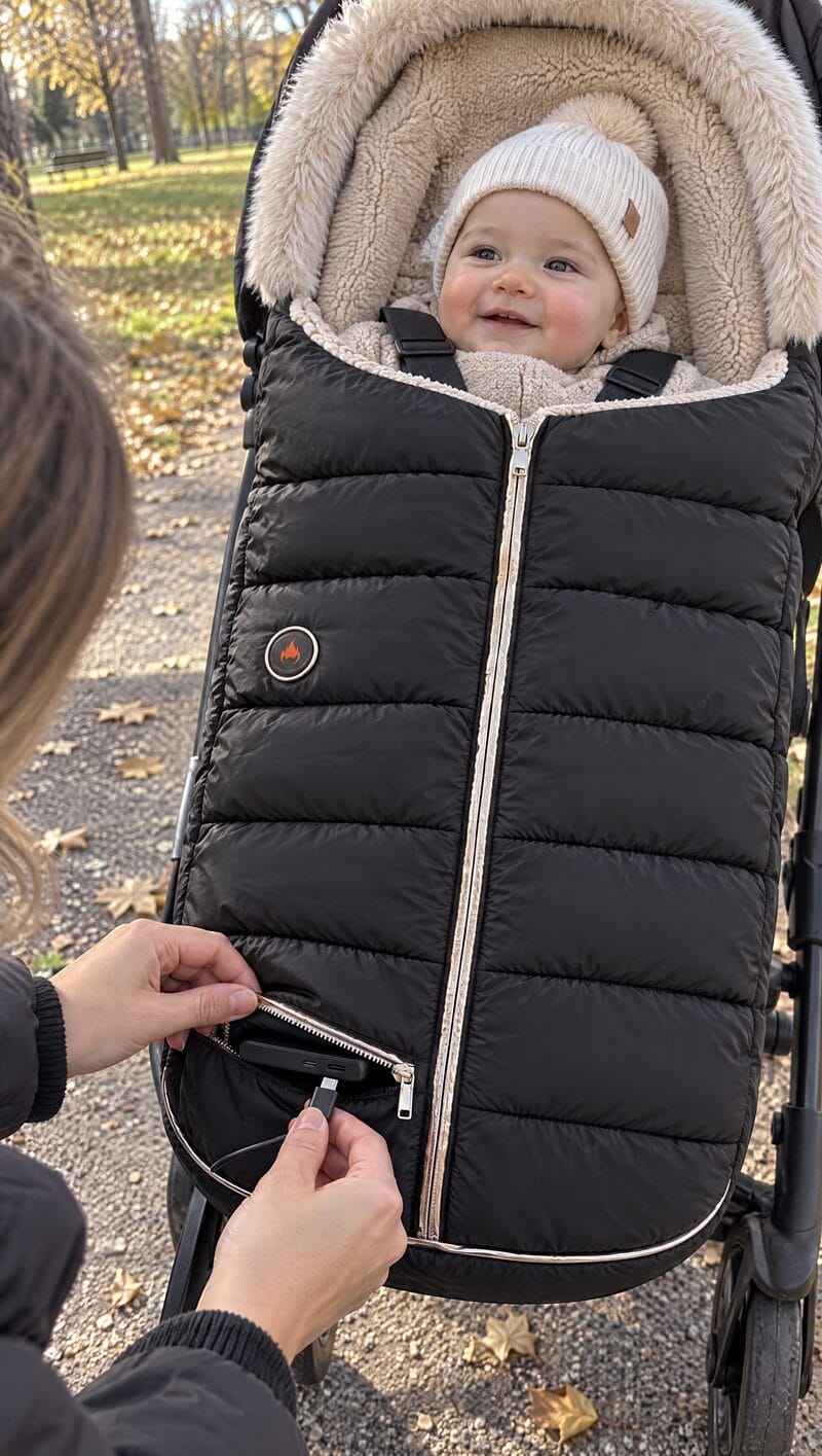 Heated Stroller Footmuff