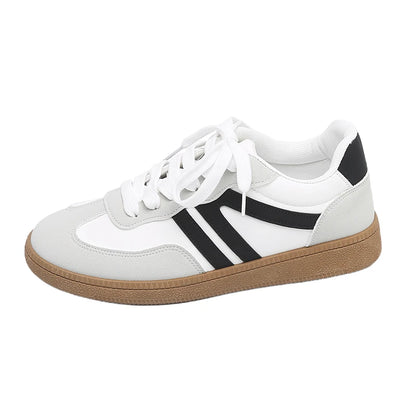 Women's Retro Suede Sneakers – Casual Breathable Shoes