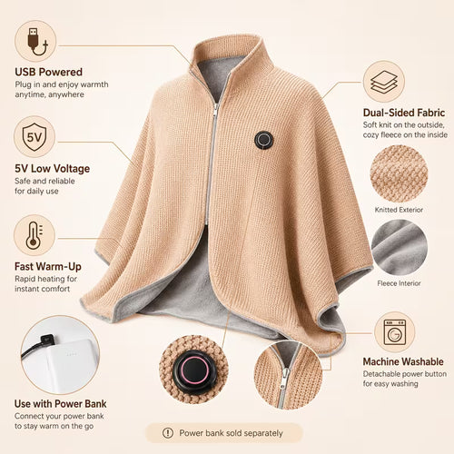 Toasty Elmosee Heated Shawl