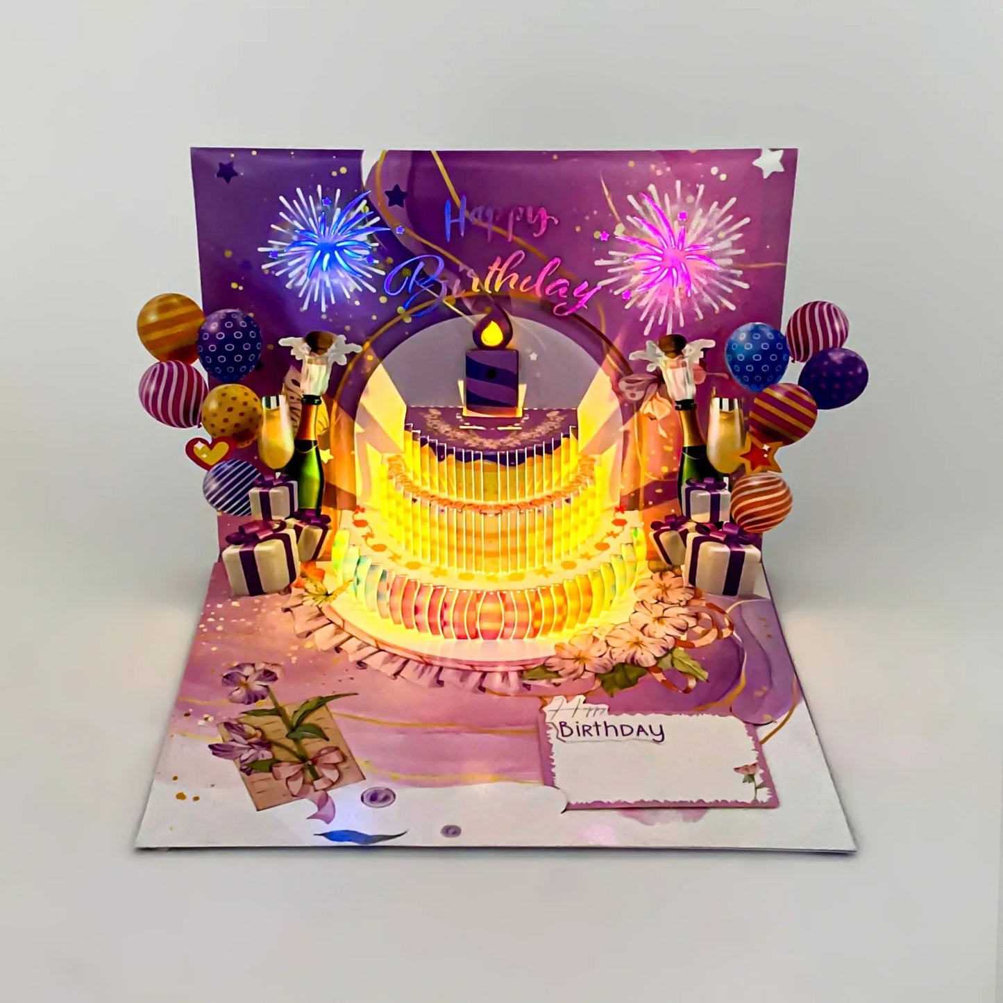 Happy Birthday 3D Greeting Card