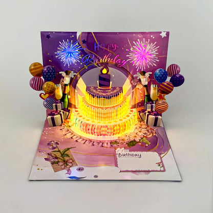 Happy Birthday 3D Greeting Card