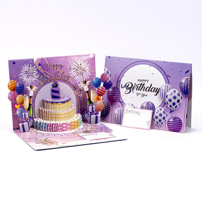 Happy Birthday 3D Greeting Card