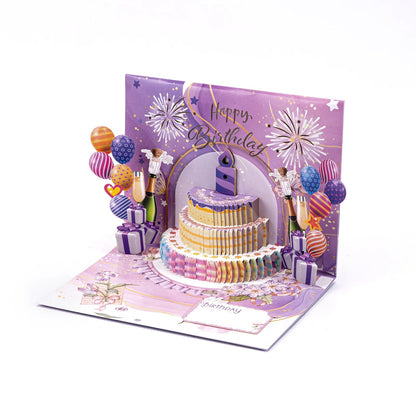 Happy Birthday 3D Greeting Card